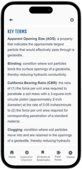 Key Terms Screen Shot 1