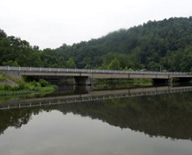 bridge repaired with carbon fiber reinforced polymer 