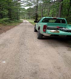 Road still in good condition one year after treatment.