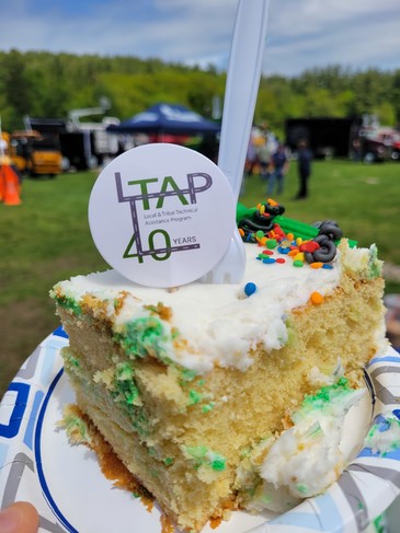 Piece of cake celebrating 40 Years and Counting of service from the Local and Tribal Technical Assistance Programs (LTAP/TTAP).