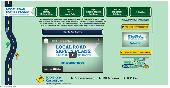 Safety LRSP Webpage Image