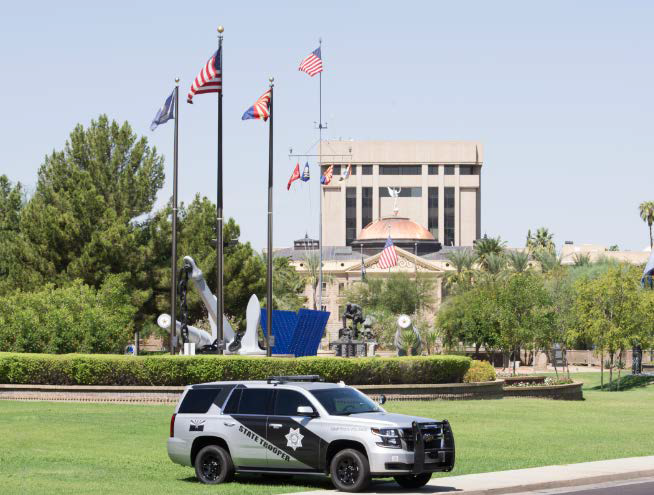 Arizona State Trooper vehicle