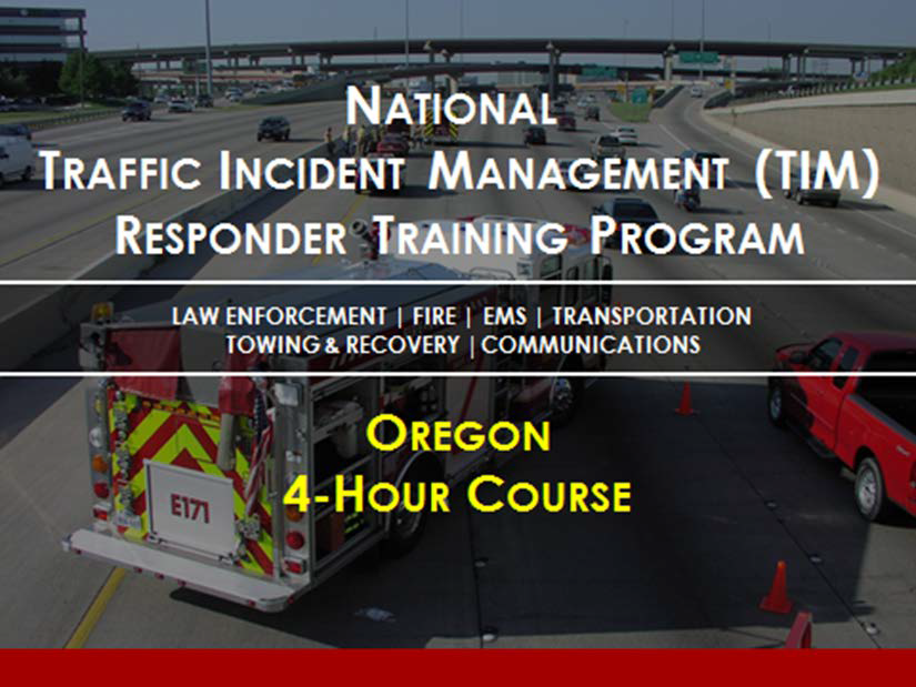 Oregon's responder training brochure