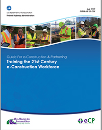 Cover from Training the 21st Century e-Construction Workforce Guide