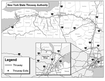 Figure 1: Tappan Zee Bridge Location