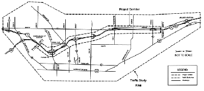 Map showing the study area for the I-15, 31st Street to 2700 North, Weber County, Utah, project. The corridor consists of 9.3 miles of I-15 and includes 28 bridge structures, some of which may be widened or replaced. The map shows the major crossroads in the study area, including Hinckley Drive, Midland Drive/2550 South, 24th Street, 21st Street, Pioneer Road/450 North and Harrisville Road/1800 North.