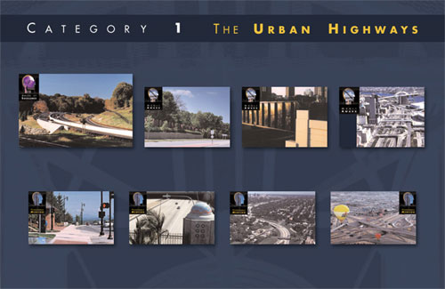 Category 1: The Urban Highways, images of award-winning projects