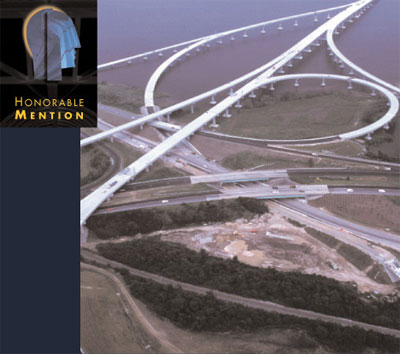 Category 3A: Major Highway Structures Over $10 Million Honorable Mention, image of project The Neuse River Bridge, New Bern, North Carolina