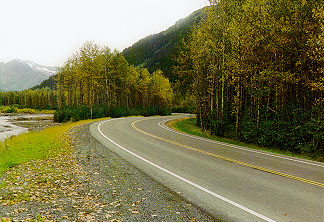 Photo: Exit Glacier Road