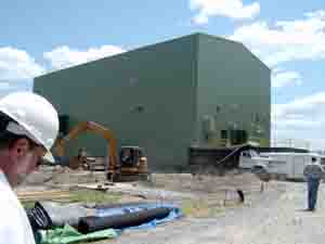 Group tour at AKZO desalinization plant
