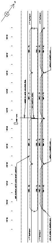 Schematic showing drill holes