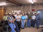 Group ready for San Xavier mine tour