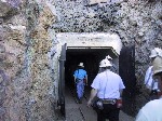 Group at entrance to San Xavier mine