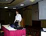 Jeff Daniels discussing geophysical research