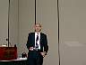 Photo: Tom Lefchik discussing the Interstate Technical Group on Abandoned Underground Mines