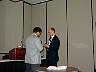 Photo: Tom Lefchik discussing the Interstate Technical Group on Abandoned Underground Mines