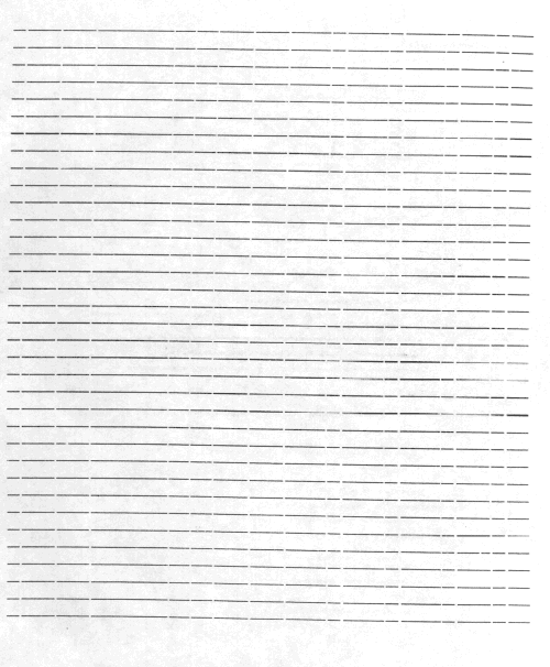 Figure 3.4. Page 2 of 4.  Blank sheet with lines