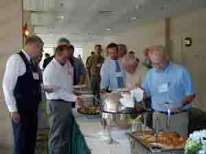 Participants at lunch break
