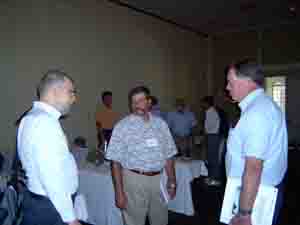 Participants during break