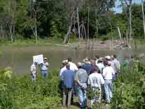 Group tour of AKZO salt mine collapse