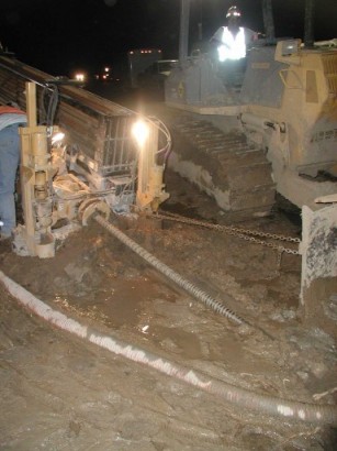 Photo of cable installation