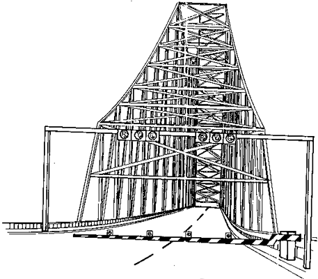 Figure 12. Signals and Gates for Sunshine Skyway Bridge