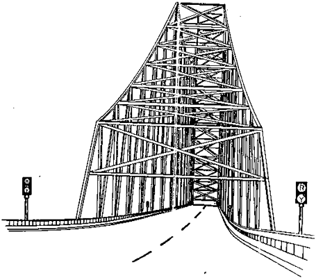Figure 16. Traffic Signals on Sunshine Skyway Bridge