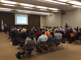 Image shows an assessment meeting in process.