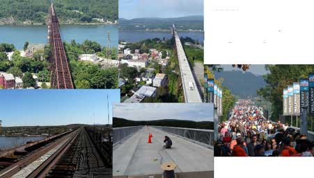 Photo collage of bridges.