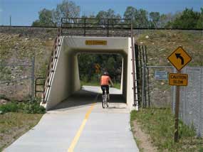 Photo of bridge underpass.