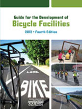 Cover photo of Guide for the Development of Bicycle Facilities.