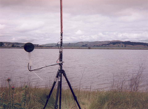 Photograph of Site 13CA showing a lake.