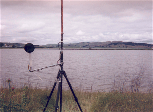 Photograph of Site 13CA showing a lake.
