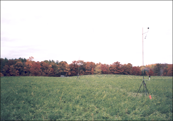 Photograph of Site 02MA showing a field.