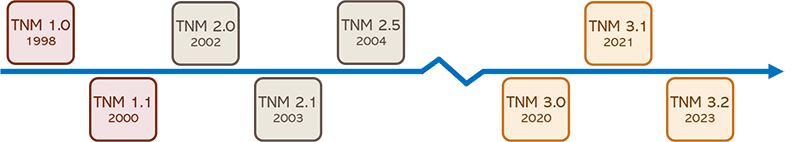 TNM Development Timeline flowchart
