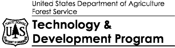 United States Department of Agriculture Forest Service Technology & Development Program
