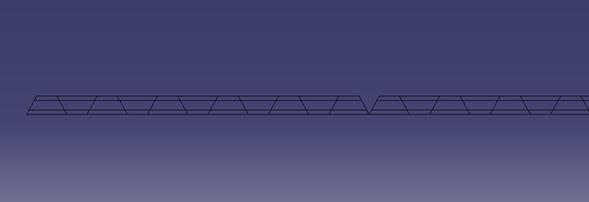 Figure 35. Diagram. Cross-section of a part of the FRP deck.