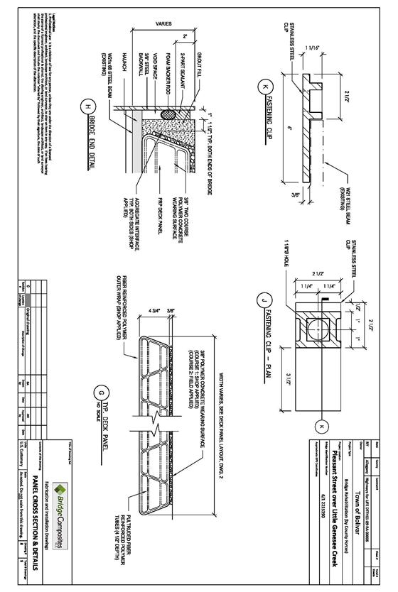 Figure 61. Diagram. Panel cross-section and details.