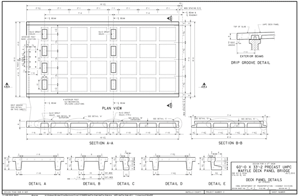 Diagram. Final panel dimensions