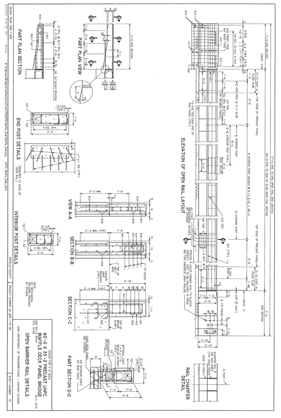Figure 44. Diagram. Bridge plans, page 15