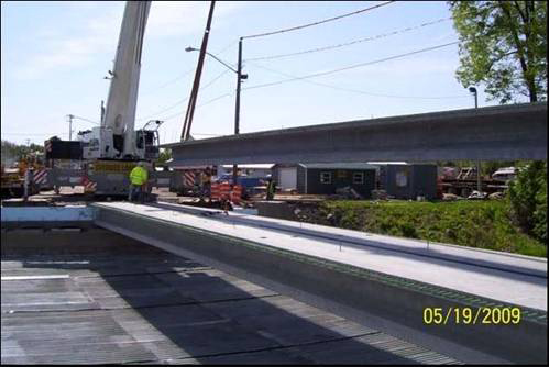 Fig. 11 Installing the side-by-side Deck Bulb-Tees