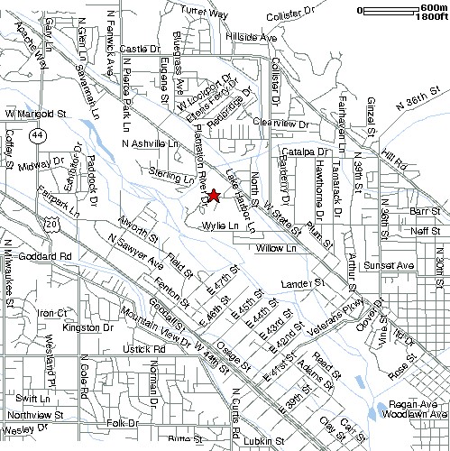 Map of FHWA Office area