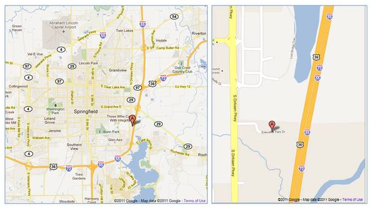 Maps of Illinois Division Area