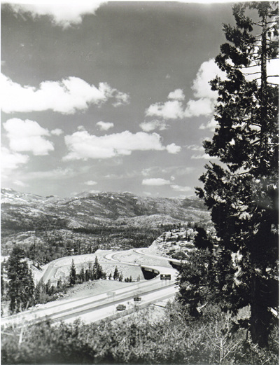 California- Interstate 80, Donnor Pass, California.