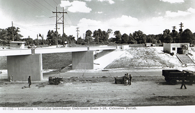 Louisiana - Westlake interchange underpass Route I-10, Calcasieu Parish.