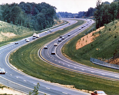 This segment of I-97 between Baltimore and Annapolis opened in December 1987. (Maryland state highway administration photo)