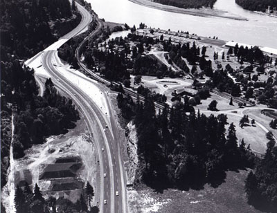 Oregon- Interstate I-84, Forest Highway Route 28; Bonneville Dam Interchange.