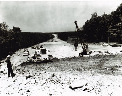 Pennsylvania Pike County- near Milroy, I-84, first construction started.