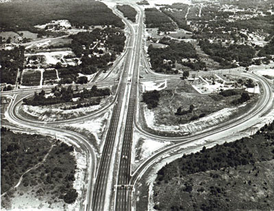 Rhode Island - Centerville Road Interchange on I-95 - Warwick.