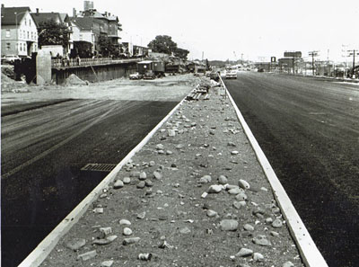 Rhode Island - Construction on Fox Point Boulevard - I-195